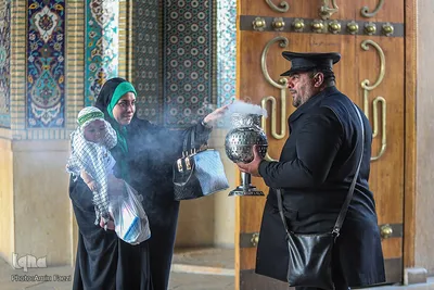 مراسم شیرخوارگان در حرم مطهر شاهچراغ(ع)