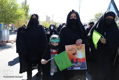 پیاده روی جا ماندگان اربعین در تبریز