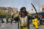 دسته عزاداری روز عاشورا در همدان‎