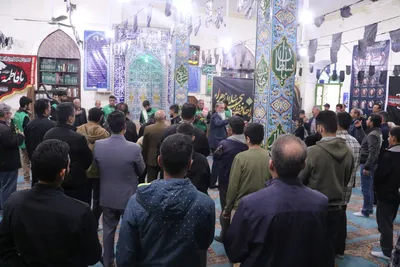 سوگواری اهالی شهرک سعدی در عزای رهبر شهید