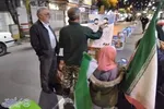 موج پنجاه و هفتمین شب اجتماع مردم  بابلسر  در  میدان شهدای بیت المقدس