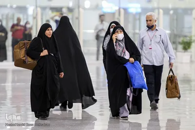 مراسم بدرقه اولین کاروان حجاج ایرانی