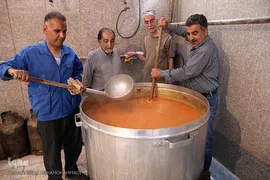 سفره افطاری هیئت حضرت ابوالفضل(ع) بلوار ابوذر تهران