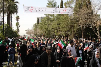 راهپیمایی ۲۲ بهمن در شیراز