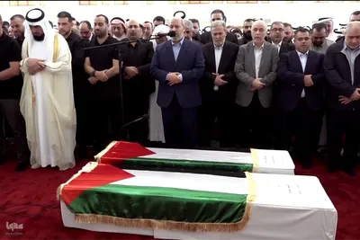 تشییع پیکر اسماعیل هنیه در قطر

