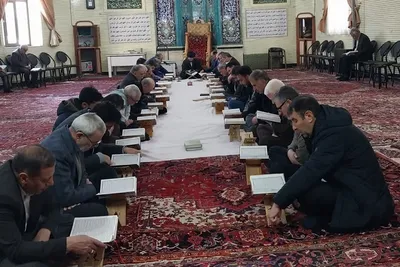 ترتیل خوانی قرآن در مسجد امام خمینی(ره) هریس