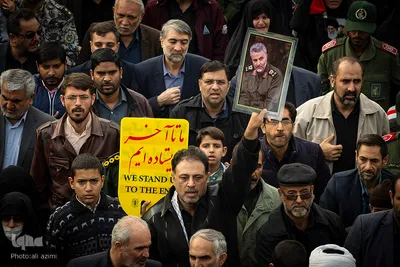 راهپیمایی مردم اصفهان در پی شهادت سپهبد حاج قاسم سلیمانی