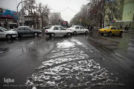 بارش برف زمستانی در تهران