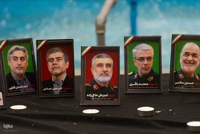 مراسم گرامیداشت شهید حاجی زاده و شهدای جنگ ۱۲ روزه در اصفهان
