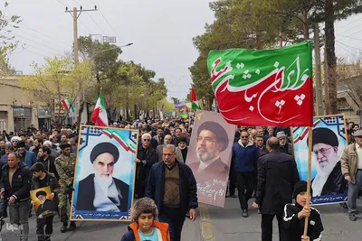 راهپیمایی روز جهانی قدس در نائین 
