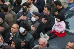 مراسم تشییع پیکرهای مطهر ۱۰ شهید گمنام دفاع مقدس در شیراز