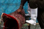 قالیشویی‌ در آستانه عید نوروز/عکاس:پریسا بهزادی