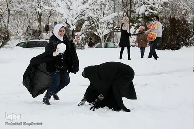 تبریز سپیدپوش شد