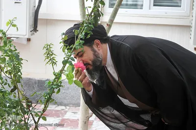 حضور حجت‌الاسلام طباطبایی،‌رئیس حوزه هنری خوزستان در تحریریه ایکنا خوزستان 
