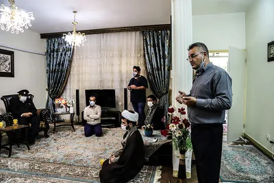 دیدار خدام رضوی با خانواده شهید علی هاشمی
