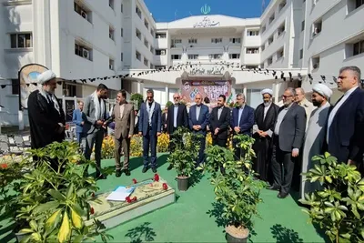 اولین سالگرد خاکسپاری شهید خوشنام و 9 شهید استانداری مازندران