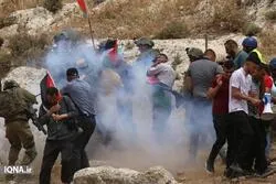 نابلس میں غیر قانونی آباد کاری کے خلاف فلسطینیوں کا مظاہرہ