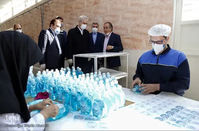 بازدید استاندار آذربایجان شرقی از واحدهای دانش‌بنیان و کارگاه تولید ماسک در تبریز