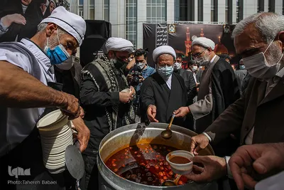 مراسم افتتاح بزرگترین موکب و خوان احسان حسینی