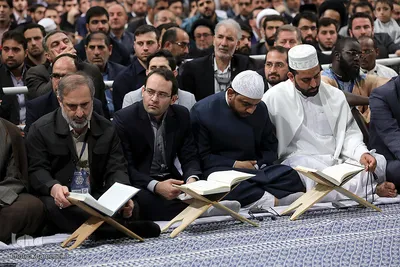 دیدار شرکت‌کنندگان در مسابقات قرآن با رهبر انقلاب