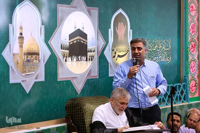 دعای عرفه در حسینیه صنف لباس فروشان تهران