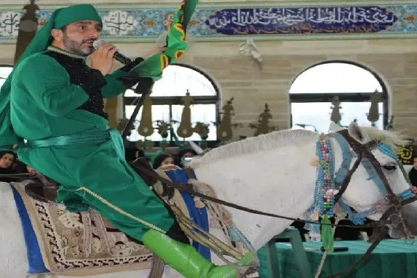 شبیه خوانی امام حسین (ع ) در شهرستان بابل
