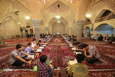 جلسه آموزش قرآن استاد یحیی راثی