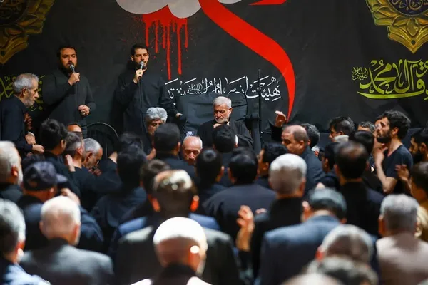 حضور امام جمعه تبریز در جمع عزاداران هیئت انصارالحسین (ع) تبریز