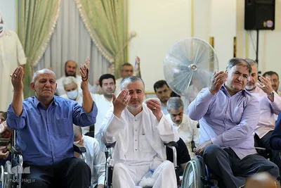 مراسم دعای کمیل زائران ایرانی در مدینه منوره