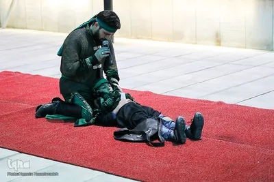 تعزیه خوانی در میدان جانباز مشهد