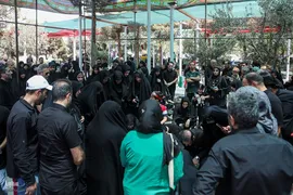 گلزار شهدا میزبان تاسوعا