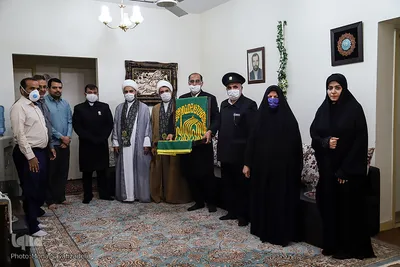 دیدار خدام رضوی با خانواده شهید علی هاشمی