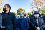مراسم تشییع حاج بیوک آسایش مداح اهل‌بیت(ع) و رزمنده دوران دفاع مقدس‎‎