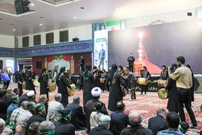 آیین دوازدهمین سال مراسم عزاداری هفتم شهادت امام حسین(ع)
