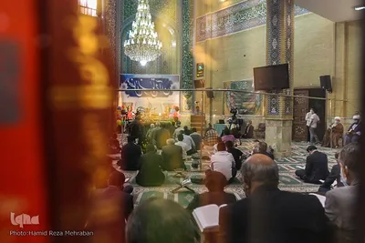 محفل انس با قران در مسجد صاحب‌الزمان سعادت آباد