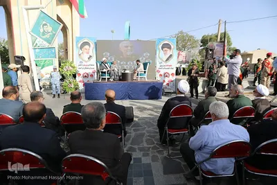 ادای احترام مردم دارالمومنین همدان به مزار سردار شهید همدانی