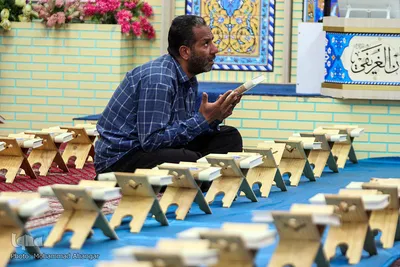 جزءخوانی قرآن در حسینیه آیت‌الله سید عدنان غُریفی خرمشهر