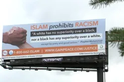 «L’islam interdit le racisme», campagne aux Etats-Unis