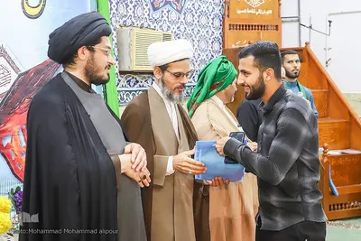 جزءخوانی قرآن در مسجد امام موسی کاظم(ع) کارون