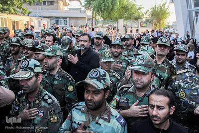 مراسم بدرقه شهید ۴ساله حادثه تروریستی اهواز