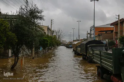 «آق‌قلا» هشت روز زیر آب