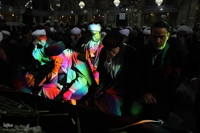 تشییع آیت الله شیخ عبدالنبی نمازی در قم