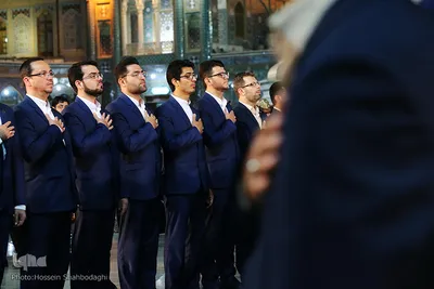 ضبط اجرای گروه تواشیح محمد رسول الله(ص) در حرم حضرت معصومه(س)‎