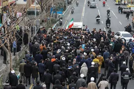 مراسم تشییع پیکر مطهر آیت‌الله امامی کاشانی