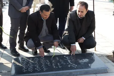 گرامیداشت روز پدر در جوار مزار شهدای ارومیه‎