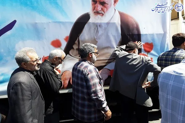 تشییع پیکر آیت‌الله شهید سلیمانی در بابلسر