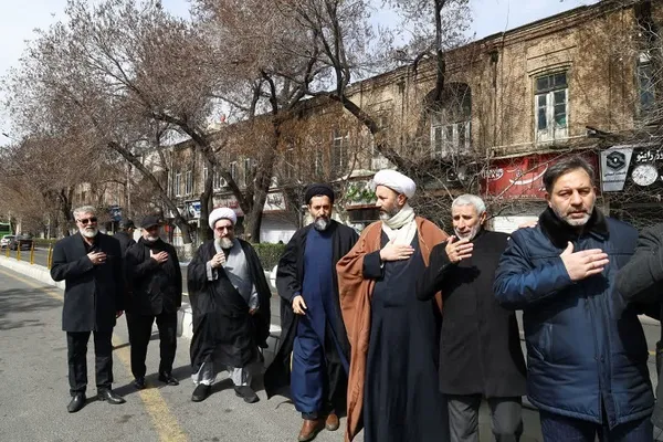 عزاداری خیابانی همزمان با سالروز شهادت امام علی(ع) تبریز