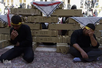 مراسم وداع با شهدای گمنام در دانشگاه پیام نور کرج‎
