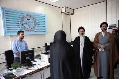 بازدید حجت‌الاسلام والمسلمین سیدعبدالفتاح نواب، نماینده ولی فقیه در امور حج و زیارت و سرپرست حجاج ایرانی از ایکنا