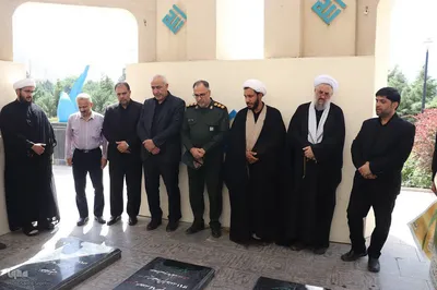آیین غبارروبی مزار مطهر شهدای گمنام
